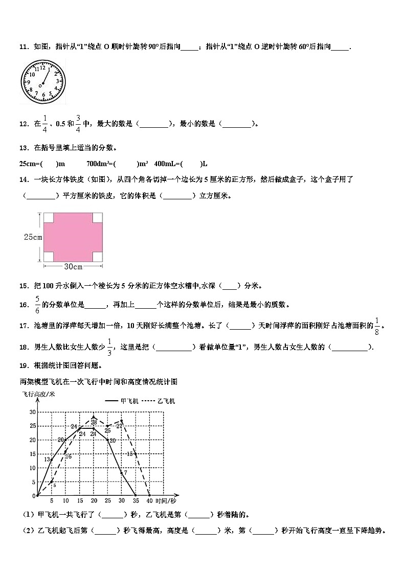 2023年咸阳市武功县数学五下期末统考试题含解析第2页