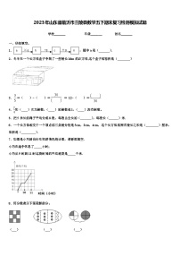 2023年山东省临沂市兰陵县数学五下期末复习检测模拟试题含解析