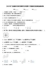 2023年广东省韶关市新丰县数学五年级第二学期期末质量跟踪监视试题含解析