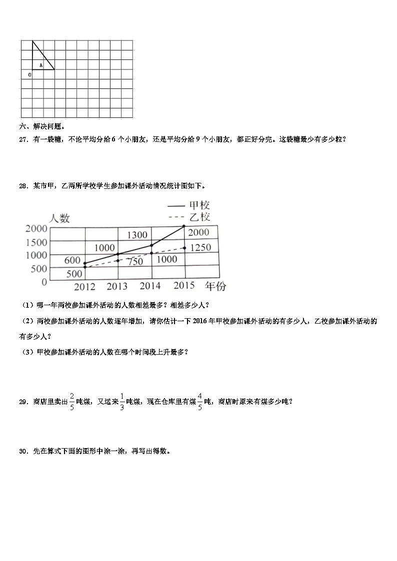 2023年广西壮族南宁市宾阳县数学五下期末综合测试试题含解析第3页