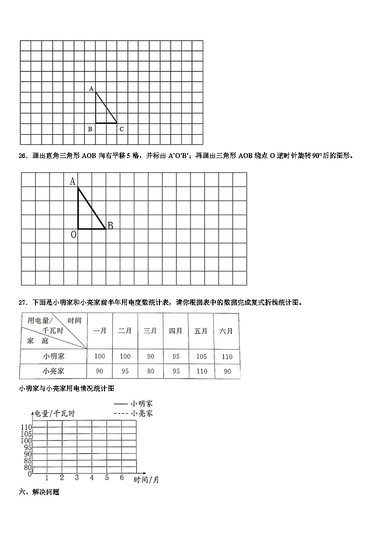 2023年德宏傣族景颇族自治州梁河县数学五下期末考试模拟试题含解析第3页
