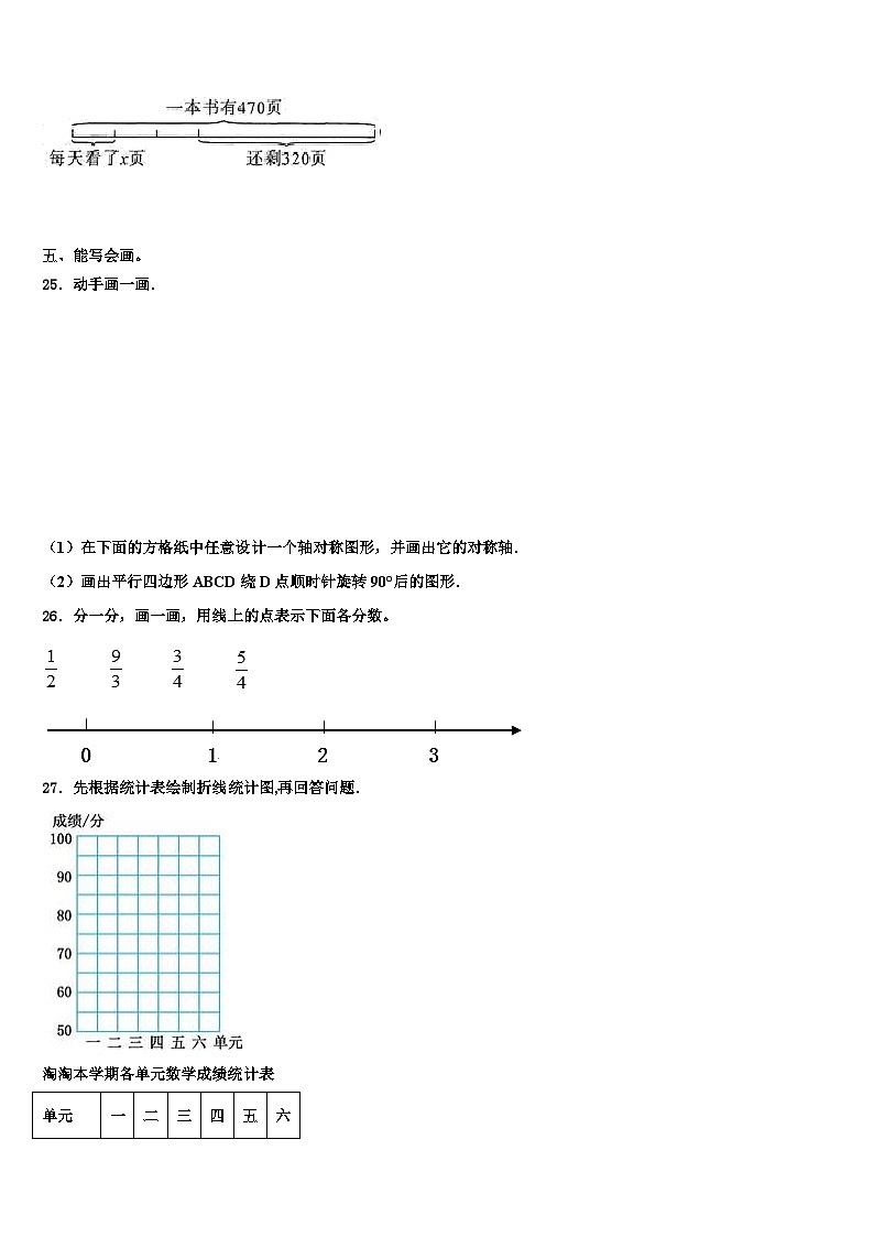 2023年桂林市阳朔县五年级数学第二学期期末经典模拟试题含解析第3页