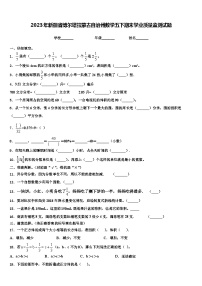 2023年新疆省博尔塔拉蒙古自治州数学五下期末学业质量监测试题含解析