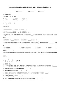 2023年河北省保定市涿州市数学五年级第二学期期末检测模拟试题含解析