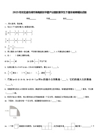 2023年河北省沧州市渤海新区中捷产业园区数学五下期末调研模拟试题含解析