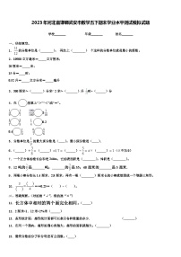 2023年河北省邯郸武安市数学五下期末学业水平测试模拟试题含解析