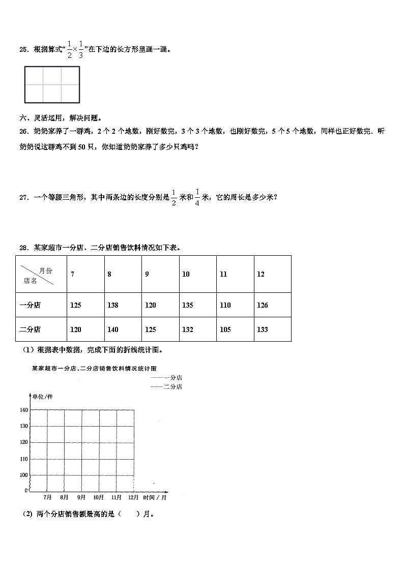 2023年湖北省宜昌市西陵区数学五下期末经典模拟试题含解析第3页