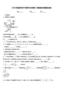 2023年衡阳市常宁市数学五年级第二学期期末经典模拟试题含解析