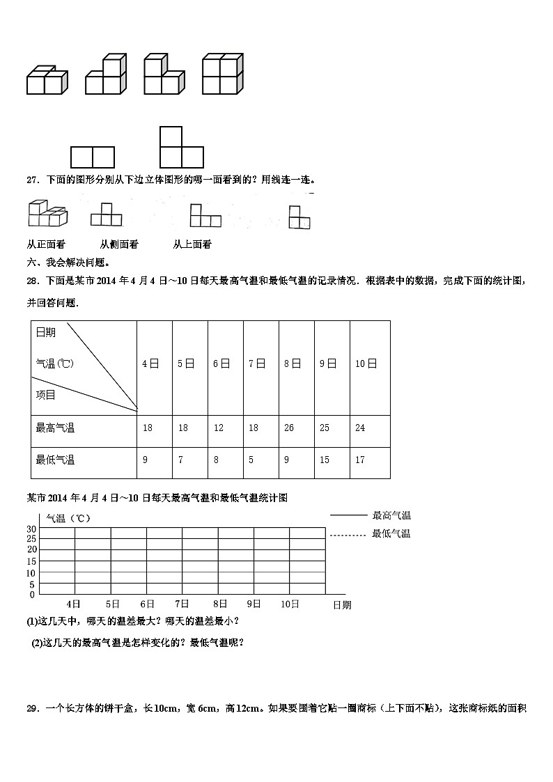 2023年贵州省毕节市威宁县数学五年级第二学期期末经典模拟试题含解析03