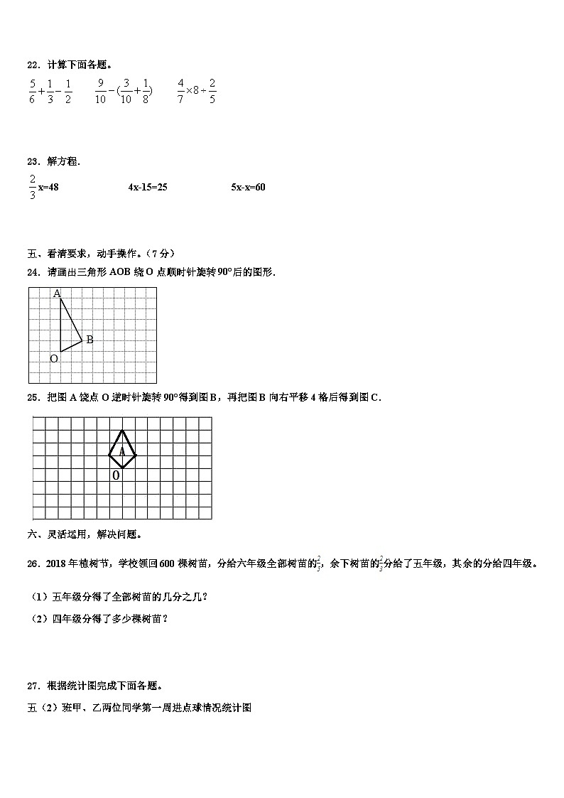 2023年贵州省遵义市绥阳县数学五下期末达标测试试题含解析第3页