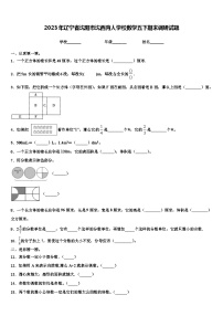 2023年辽宁省沈阳市沈西育人学校数学五下期末调研试题含解析