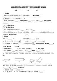 2023年阜阳市太和县数学五下期末质量跟踪监视模拟试题含解析