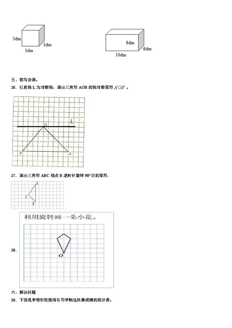 2023年陕西省商洛市镇安县五年级数学第二学期期末综合测试试题含解析第3页