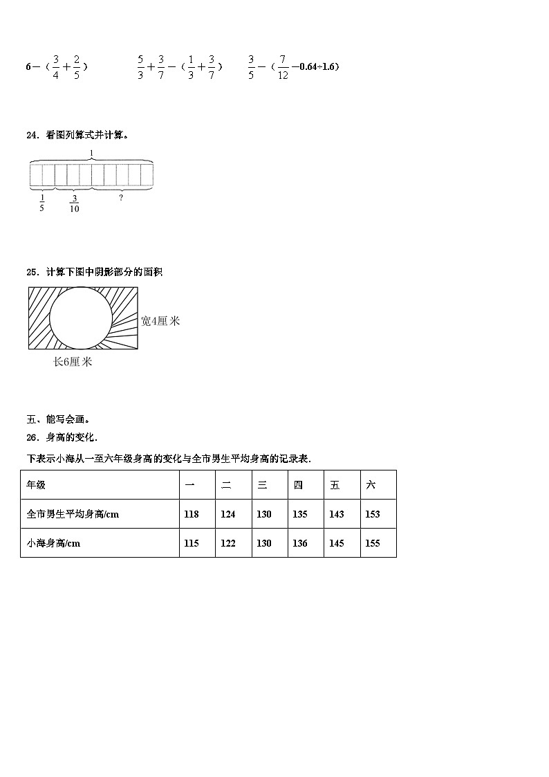 2023年长沙市宁乡县数学五下期末达标测试试题含解析第3页