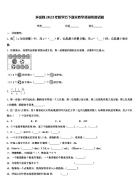 乡城县2023年数学五下期末教学质量检测试题含解析