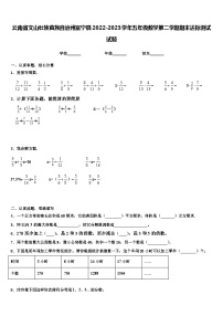 云南省文山壮族苗族自治州富宁县2022-2023学年五年级数学第二学期期末达标测试试题含解析