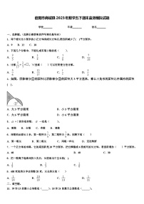 信阳市商城县2023年数学五下期末监测模拟试题含解析