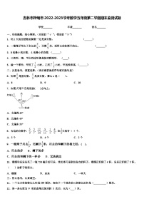 吉林市桦甸市2022-2023学年数学五年级第二学期期末监测试题含解析