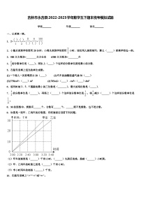 吉林市永吉县2022-2023学年数学五下期末统考模拟试题含解析