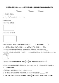 四川省达州市万源市2023年数学五年级第二学期期末质量跟踪监视模拟试题含解析