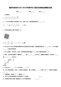 固原市西吉县2022-2023学年数学五下期末质量跟踪监视模拟试题含解析