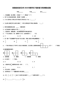 安徽省芜湖无为市2023年数学五下期末复习检测模拟试题含解析