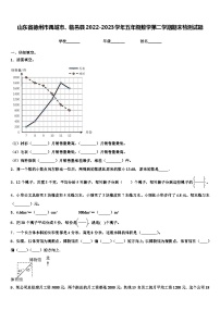 山东省德州市禹城市、临邑县2022-2023学年五年级数学第二学期期末检测试题含解析