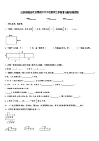 山东省临沂市兰陵县2023年数学五下期末达标检测试题含解析