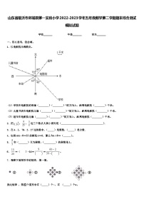 山东省临沂市郯城县第一实验小学2022-2023学年五年级数学第二学期期末综合测试模拟试题含解析