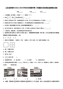 山东省淄博市2022-2023学年五年级数学第二学期期末质量跟踪监视模拟试题含解析