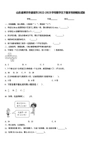 山东省潍坊市诸城市2022-2023学年数学五下期末检测模拟试题含解析