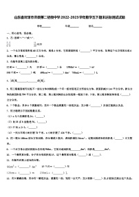 山东省菏泽市曹县第二初级中学2022-2023学年数学五下期末达标测试试题含解析