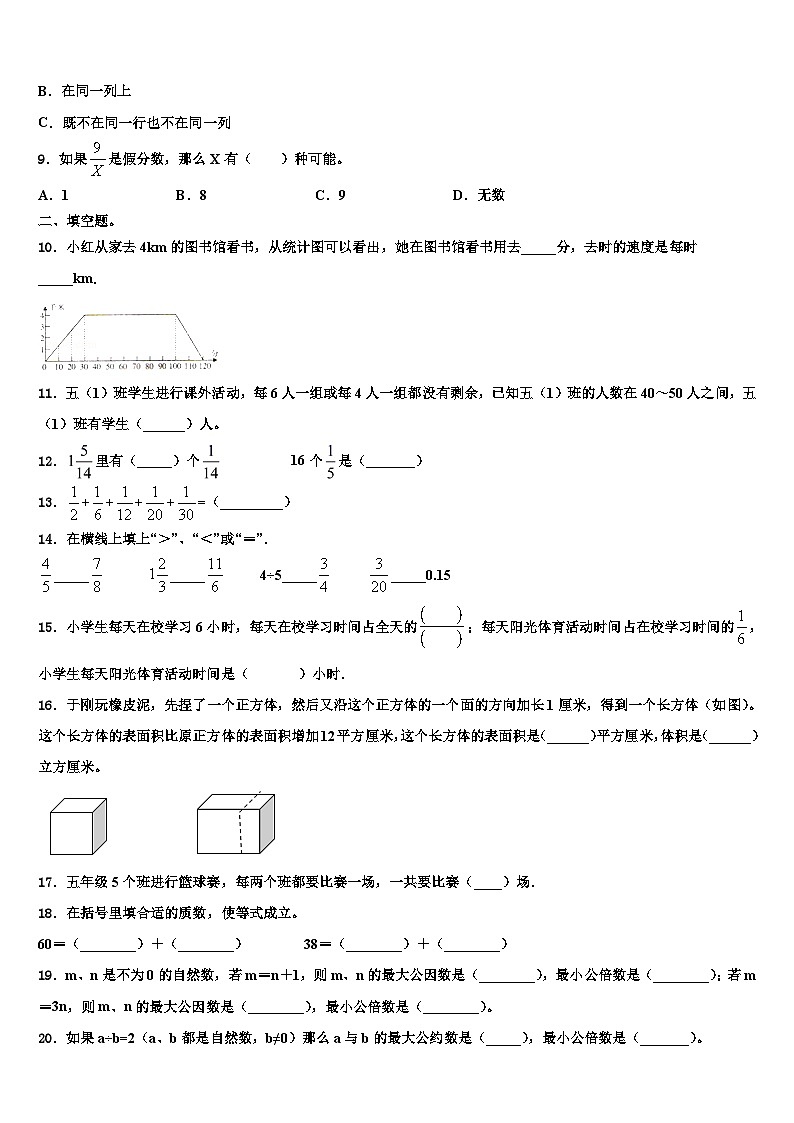 广东省佛山市顺德区伦教小学2022-2023学年五年级数学第二学期期末学业质量监测试题含解析第2页