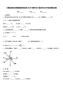 大理白族自治州漾濞彝族自治县2023年数学五下期末学业水平测试模拟试题含解析