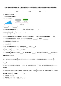 山东省泰安市泰山区树人外国语学校2023年数学五下期末学业水平测试模拟试题含解析