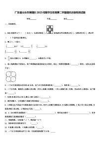 广东省汕头市潮阳区2023年数学五年级第二学期期末达标检测试题含解析