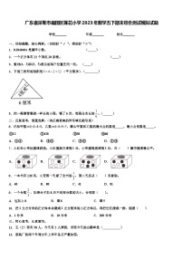 广东省深圳市福田区莲花小学2023年数学五下期末综合测试模拟试题含解析