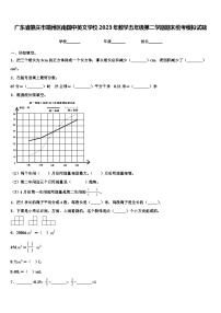 广东省肇庆市端州区南国中英文学校2023年数学五年级第二学期期末统考模拟试题含解析