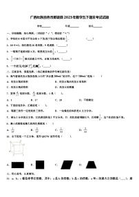 广西壮族百色市那坡县2023年数学五下期末考试试题含解析