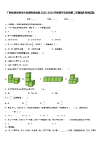 广西壮族河池市大化瑶族自治县2022-2023学年数学五年级第二学期期末检测试题含解析