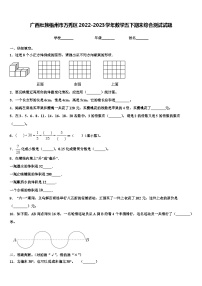 广西壮族梧州市万秀区2022-2023学年数学五下期末综合测试试题含解析