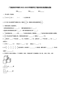 广西百色市平果市2022-2023学年数学五下期末综合测试模拟试题含解析