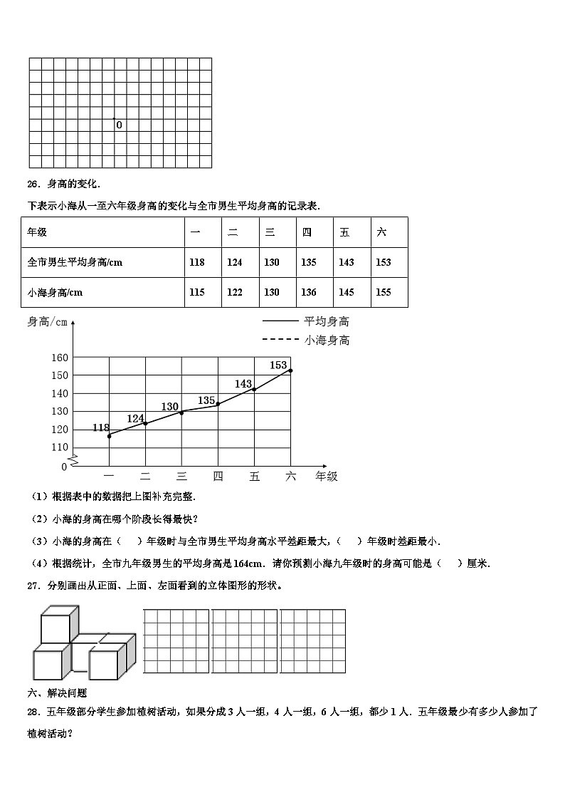 新安县2023年数学五下期末综合测试模拟试题含解析第3页
