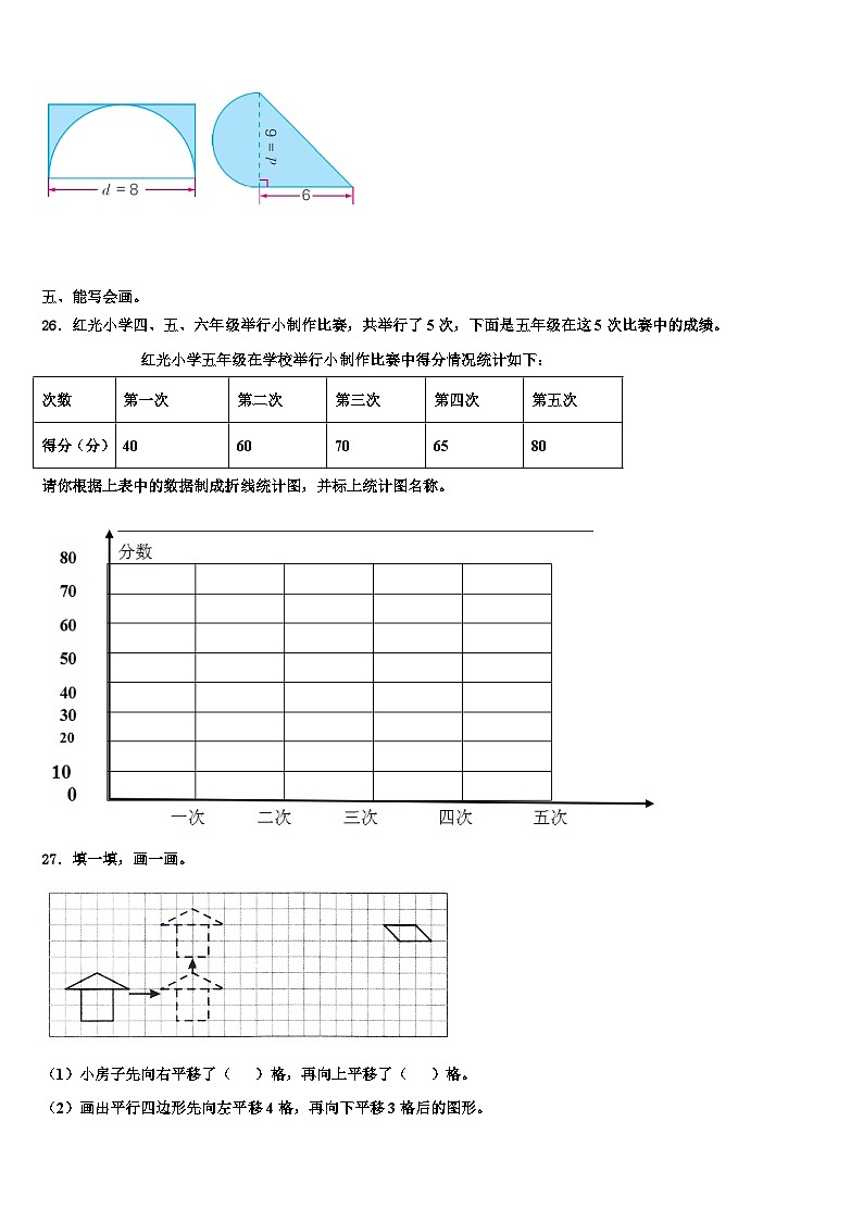 新疆塔城地区乌苏市2023年数学五年级第二学期期末调研试题含解析第3页