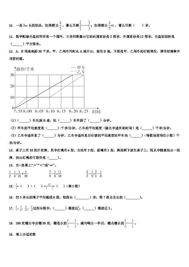 晋江市2022-2023学年五年级数学第二学期期末预测试题含解析02