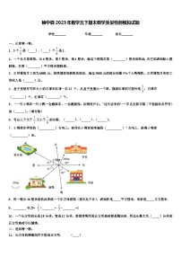 榆中县2023年数学五下期末教学质量检测模拟试题含解析