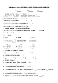 杂多县2022-2023学年数学五年级第二学期期末达标检测模拟试题含解析