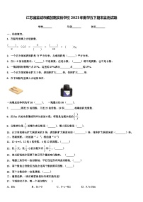 江苏省盐城市解放路实验学校2023年数学五下期末监测试题含解析