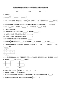 河北省秦皇岛市抚宁区2023年数学五下期末经典试题含解析