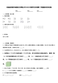 河南省洛阳市涧西区天津路小学2023年数学五年级第二学期期末统考试题含解析